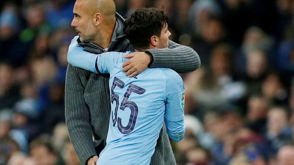 Guardiola defends Man City's youth record following Diaz departure Guardiola defends Man City's youth record following Diaz departure