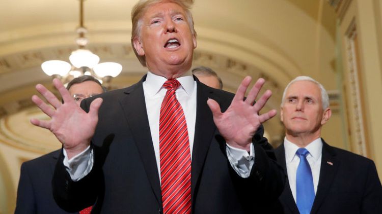 Trump claims right to declare border emergency, Democrats to test Republican resolve