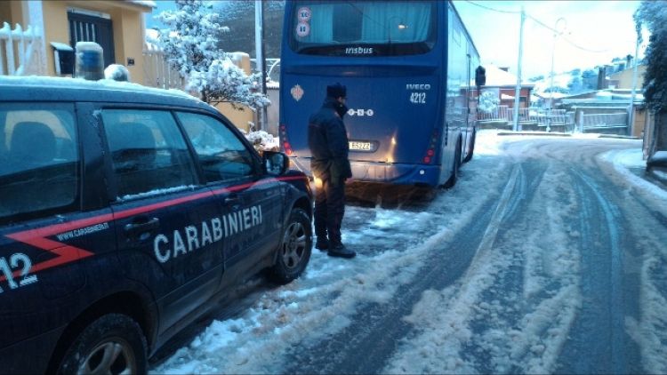 Allerta per gelo e neve in Sardegna