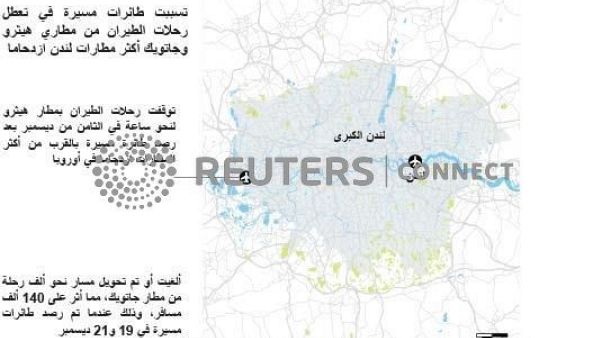 بريطانيا تبحث تشديد القوانين للتصدي لخطر الطائرات المسيرة بريطانيا تبحث تشديد القوانين للتصدي لخطر الطائرات المسيرة