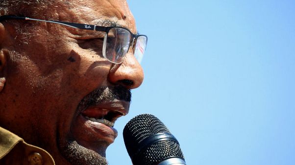 Sudan's Bashir vows to stay in power as protests rage nearby Sudan's Bashir vows to stay in power as protests rage nearby