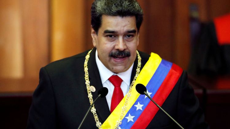 Venezuela's Maduro starts new term as U.S. decries him as 'usurper'