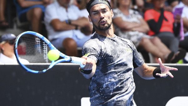 Auckland, Fognini si ferma ai quarti Auckland, Fognini si ferma ai quarti