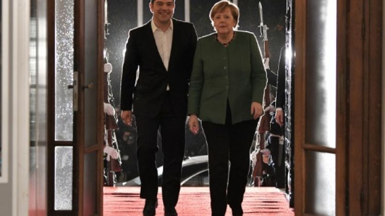 Macédoine: la "reconnaissance" de Merkel à Tsipras dans un climat apaisé