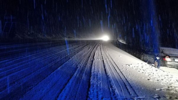 Neve in Sardegna, scuole chiuse Neve in Sardegna, scuole chiuse