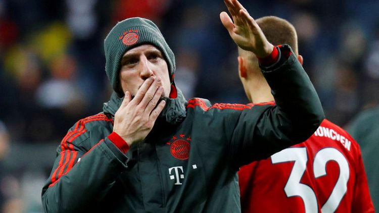 Bayern's Ribery suffers thigh muscle injury
