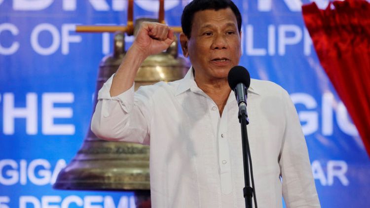 Philippine president renews attack on Catholic church