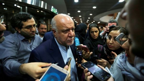 Le ministre iranien Bijan Namdar Zanganeh le 14 mars 2018 à Téhéran Le ministre iranien Bijan Namdar Zanganeh le 14 mars 2018 à Téhéran