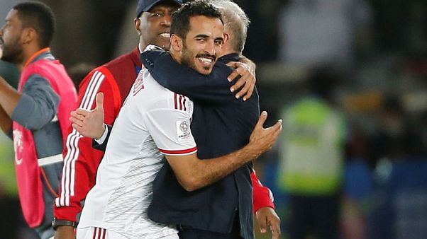 هدفان من مبارك ومبخوت يمنحان الإمارات فوزها الأول في كأس آسيا هدفان من مبارك ومبخوت يمنحان الإمارات فوزها الأول في كأس آسيا