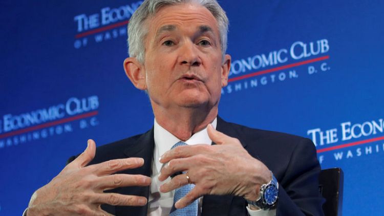 Fed's Powell again stresses patience as U.S. economy's 'narrative' unfolds