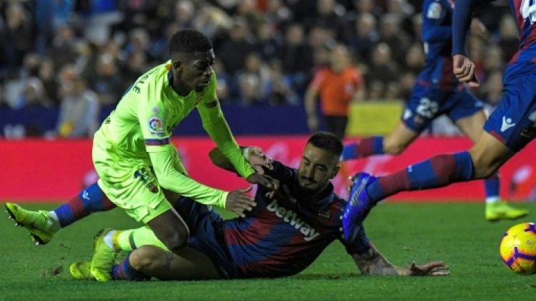 Coupe du Roi: le Barça bis patauge contre Levante en 8es de finale aller