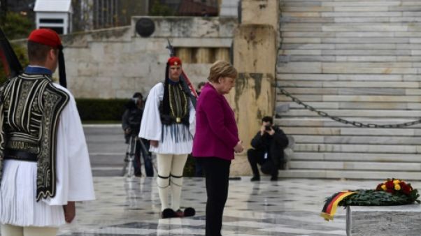 Merkel: l'Allemagne est "consciente de sa responsabilité" en Grèce pendant la période nazie Merkel: l'Allemagne est "consciente de sa responsabilité" en Grèce pendant la période nazie