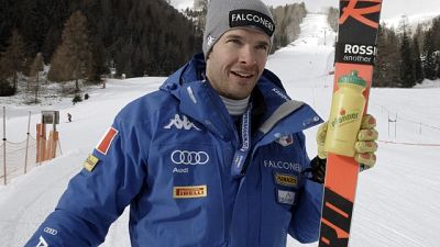 Sci: Innerhofer si allena sul Latemar Sci: Innerhofer si allena sul Latemar
