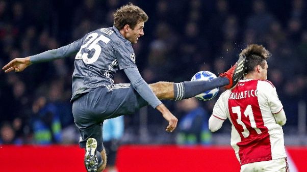 Champions: Bayern, Mueller squalificato Champions: Bayern, Mueller squalificato