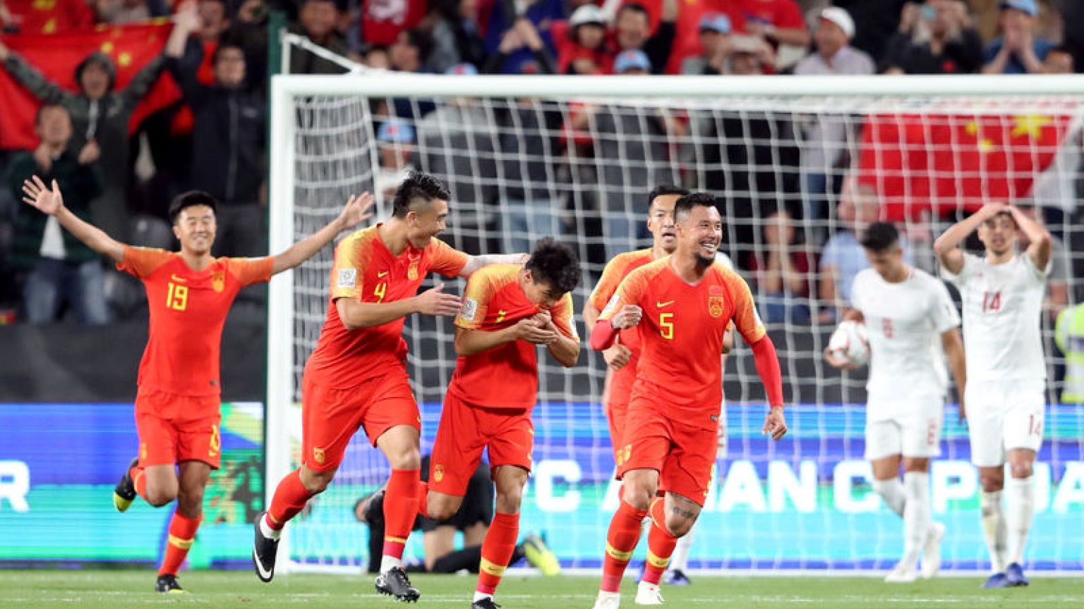 الصين وكوريا في دور الستة عشر لكأس آسيا