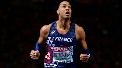 Pascal Martinot-Lagarde à Berlin le 10 août 2018 Pascal Martinot-Lagarde à Berlin le 10 août 2018