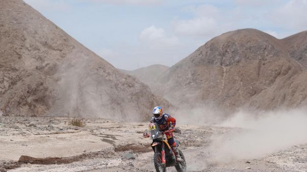 Dakar: moto, 5/a tappa a Sunderland Dakar: moto, 5/a tappa a Sunderland