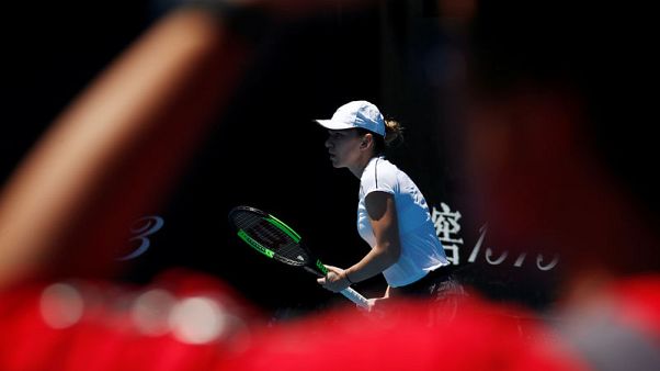 Coach-less Halep admits behind curve at Melbourne Park Coach-less Halep admits behind curve at Melbourne Park