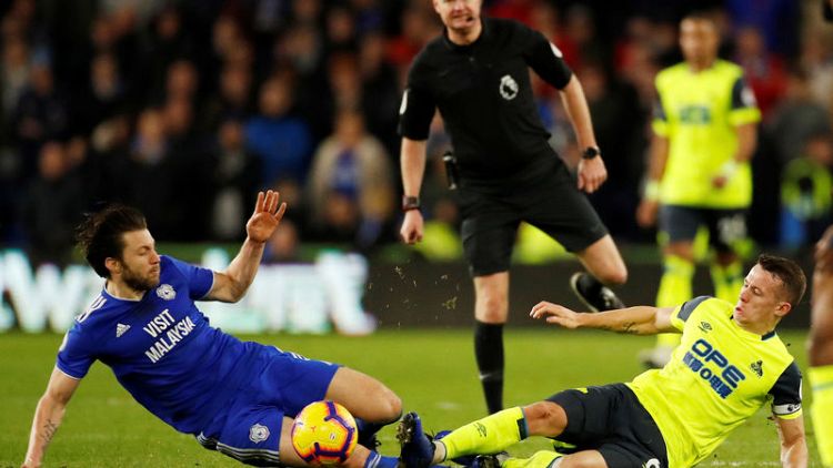 Huddersfield end losing run with 0-0 draw at Cardiff