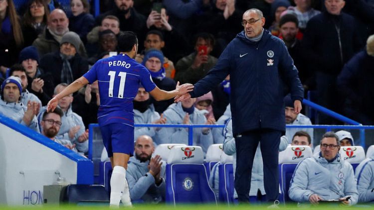 Sarri seeks reinforcements as Chelsea strengthen grip on fourth