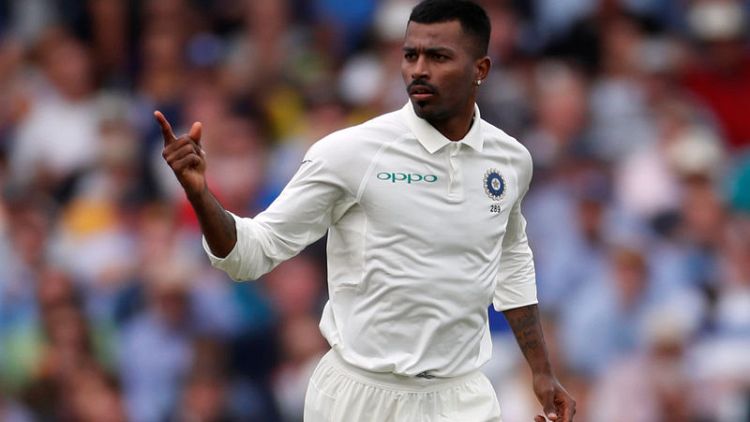 Cricket - India name replacements for suspended Pandya and Rahul