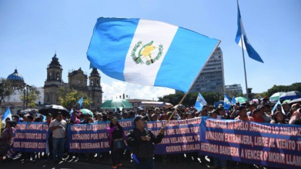 Guatemala: manifestation contre la fin de la mission anticorruption de l'ONU Guatemala: manifestation contre la fin de la mission anticorruption de l'ONU