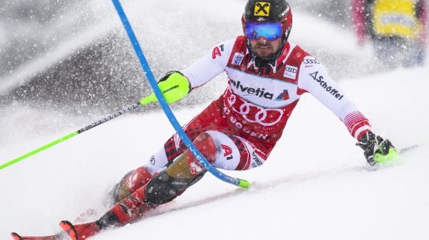 Sci: anche slalom Adelboden a Hirscher Sci: anche slalom Adelboden a Hirscher
