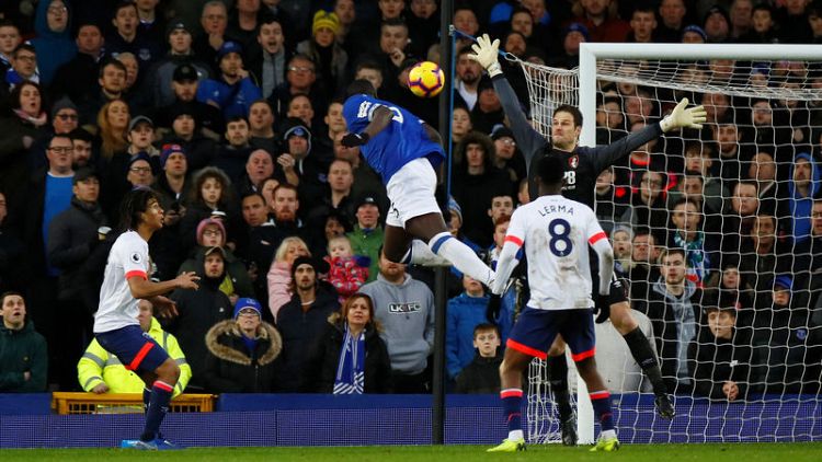 Everton ride luck for 2-0 victory at home to Bournemouth