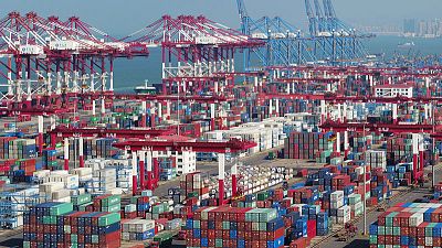 China's exports shrink most in two years, raising risks to global economy China's exports shrink most in two years, raising risks to global economy