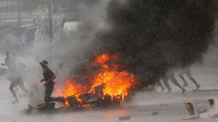 Protests break out in Zimbabwe as economic crisis spirals