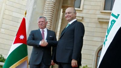 Rare visite du roi jordanien en Irak, théâtre d'un ballet diplomatique Rare visite du roi jordanien en Irak, théâtre d'un ballet diplomatique