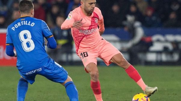 Jordi Alba: "Rinnovo? Chiedete al Barca" Jordi Alba: "Rinnovo? Chiedete al Barca"
