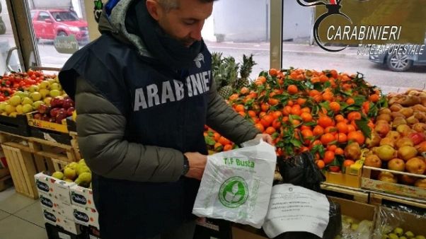 Shopper non biodegradabili,maxisequestro Shopper non biodegradabili,maxisequestro