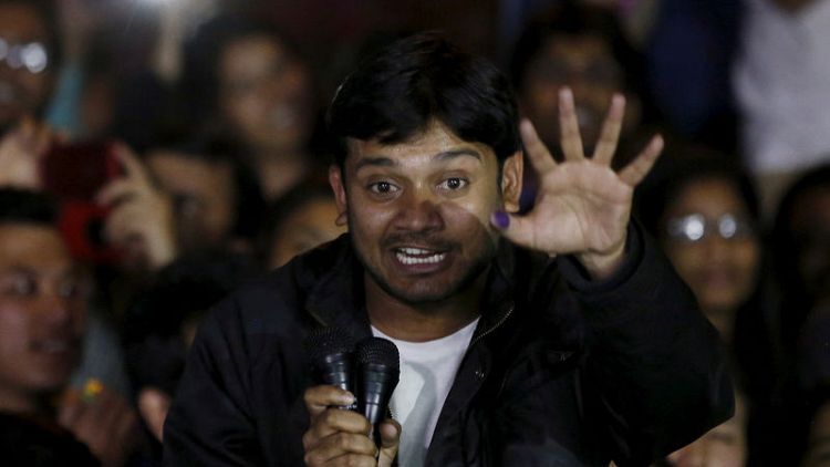 Indian police charge student leader, nine others, in sedition case