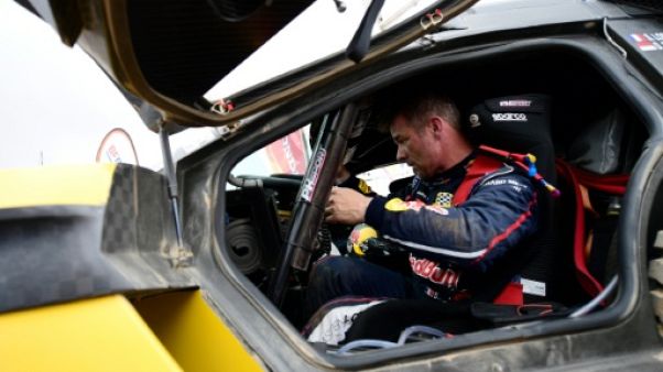 Sébastien Loeb lors de la 7e étape du Dakar le 14 janvier 2019 Sébastien Loeb lors de la 7e étape du Dakar le 14 janvier 2019