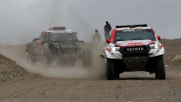 Rallying - Peterhansel takes seventh Dakar stage to move up to second Rallying - Peterhansel takes seventh Dakar stage to move up to second