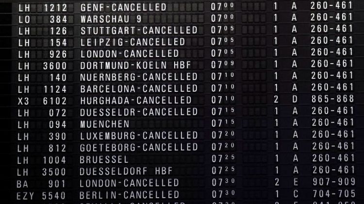 German airport security staff begin one-day strike
