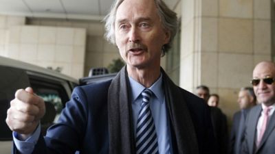 Syrie: le nouvel émissaire de l'ONU arrive à Damas pour sa première visite Syrie: le nouvel émissaire de l'ONU arrive à Damas pour sa première visite