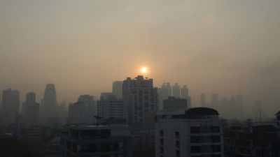 Un nuage de pollution recouvre Bangkok le 14 janvier 2019 Un nuage de pollution recouvre Bangkok le 14 janvier 2019