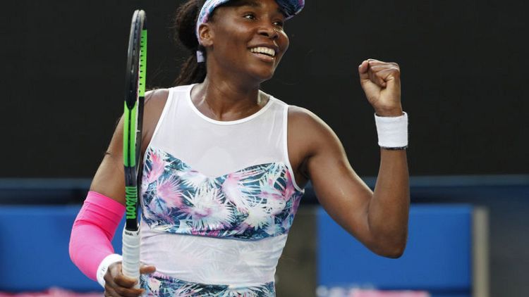 Venus Williams secures come-from-behind win