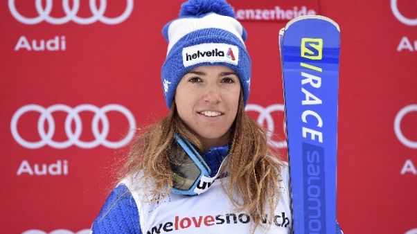 Sci, Shiffrin vince gigante, Bassino 3/a Sci, Shiffrin vince gigante, Bassino 3/a