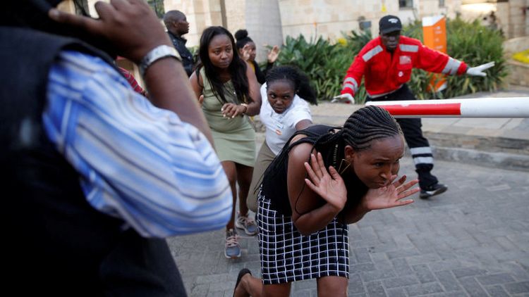 Gunmen storm Kenyan hotel compound, Somali Islamists claim lethal attack