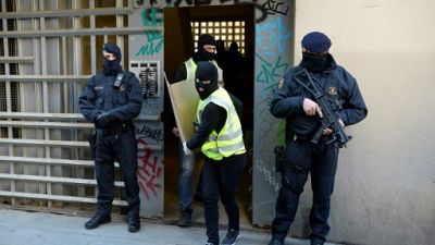 Opération antiterroriste à Barcelone contre une cellule soupçonnée de vouloir commettre un attentat Opération antiterroriste à Barcelone contre une cellule soupçonnée de vouloir commettre un attentat