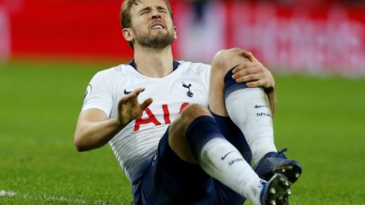 Tottenham: Harry Kane, blessé à la cheville gauche, absent jusqu'en mars