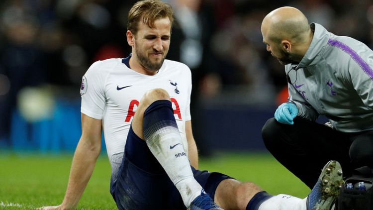 Tottenham striker Kane out until March with ankle injury