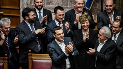 Nom de la Macédoine: Tsipras remporte un vote de confiance au parlement grec Nom de la Macédoine: Tsipras remporte un vote de confiance au parlement grec