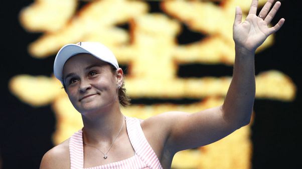 Tennis - Australia's Barty shines brightly as compatriots stumble Tennis - Australia's Barty shines brightly as compatriots stumble