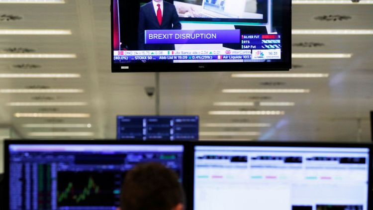 Brexit deal defeat knocks London's blue chip stocks as pound weighs