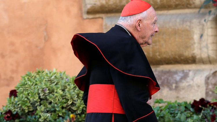 Disgraced U.S. ex-cardinal could be defrocked soon - Vatican sources