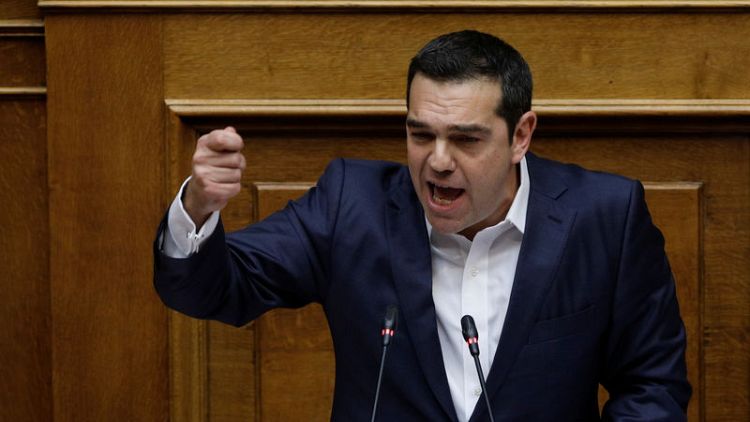 Greek PM Tsipras wins confidence vote, eyes Macedonia accord